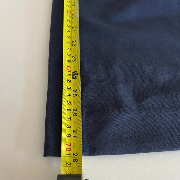 excellent A&F Sloane Tailored Wide Leg Pant / navy / 27 short - Picture 5 of 12